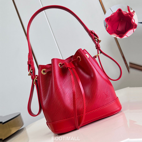 Louis Vuitton Noé BB Epi Calfskin Leather Bucket Bag with Embossed Wave Detail 루이비통 노에 BB 에피 카프스킨 버킷백 웨이브엠보싱 M24675 20cm