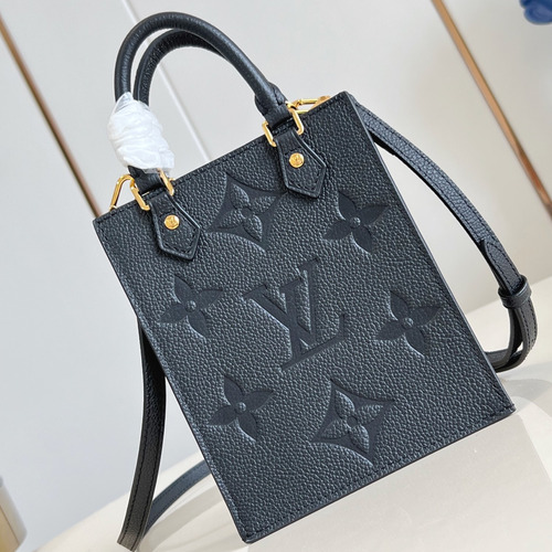 Louis Vuitton Petit Sac Plat Monogram Canvas Mini Tote Bag with Top Handle Strap Detail 루이비통 쁘띠 삭 플라 모노그램 캔버스 미니 토트백 탑핸들스트랩 M57937 14cm