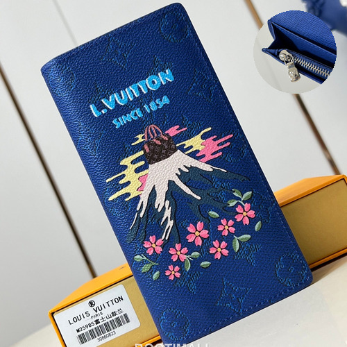 Louis Vuitton Brazza Monogram Canvas Long Wallet with Zip Coin Pocket Detail 루이비통 브라짜 모노그램 캔버스 장지갑 지퍼코인포켓 M25985 10cm