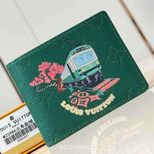 Louis Vuitton Slender Monogram Canvas Compact Wallet with Card Slot Detail 루이비통 슬렌더 모노그램 캔버스 컴팩트 반지갑 카드슬롯 M25986 11cm