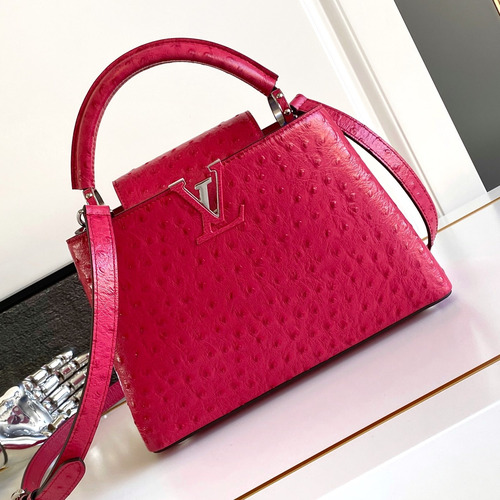 Louis Vuitton Dauphine PM Monogram Empreinte Leather Shoulder Bag with LV Lock Detail 루이비통 도핀 PM 모노그램 앙프렝뜨 숄더백 LV락 M24714 27cm
