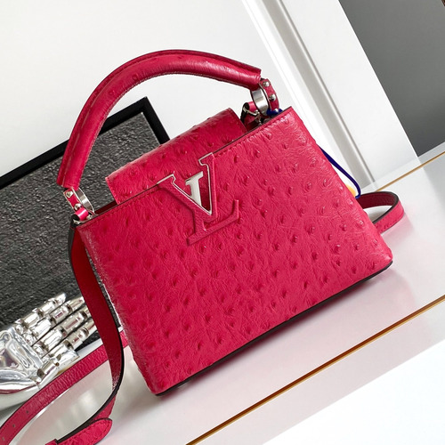 Louis Vuitton Dauphine Mini Monogram Empreinte Leather Shoulder Bag with LV Lock Detail 루이비통 도핀 미니 모노그램 앙프렝뜨 숄더백 LV락 M24713 21cm
