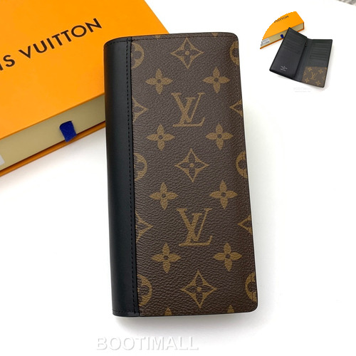 Louis Vuitton Brazza Monogram Macassar Canvas Long Wallet with Card Slot Detail 루이비통 브라짜 모노그램 마카사르 캔버스 장지갑 카드슬롯 M69410 19cm