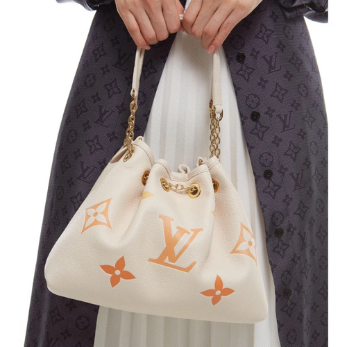 Louis Vuitton Summer Bundle Monogram Empreinte Leather Bucket Bag with Drawstring Strap Detail 루이비통 서머 번들 모노그램 앙프렝뜨 버킷백 드로우스트링 M46545 28cm
