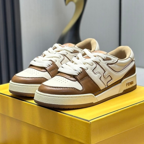 Fendi Match Suede Calfskin Leather Low Sneakers with FF Stitch Logo Embossed Sole Detail 펜디 매치 스웨이드 카프스킨 레더 로우 스니커즈 FF 스티치 로고 엠보싱 솔 디테일 3cm