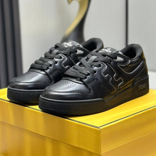 Fendi Match Suede Calfskin Leather Low Sneakers with FF Stitch Logo Embossed Sole Detail 펜디 매치 스웨이드 카프스킨 레더 로우 스니커즈 FF 스티치 로고 엠보싱 솔 디테일 3cm