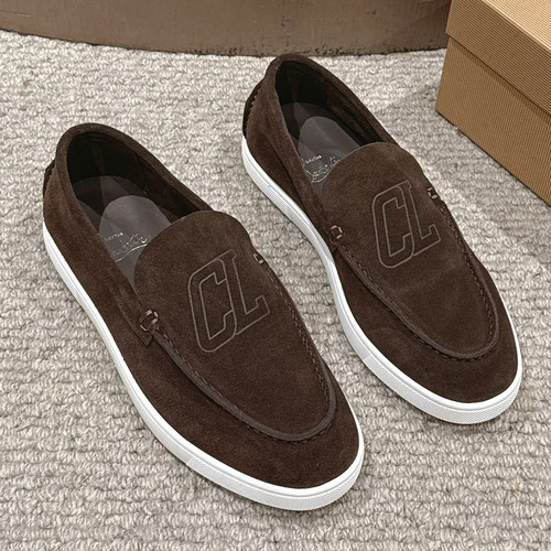 Christian Louboutin Chambeliboat Calfskin Leather Boat Loafer with Metal Buckle Strap Rubber Sole Detail 크리스찬루부탱 샴벨리보트 카프스킨 레더 보트 로퍼 메탈 버클 스트랩 러버솔 디테일 3cm