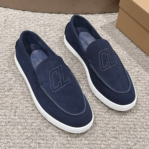 Christian Louboutin Chambeliboat Calfskin Leather Boat Loafer with Metal Buckle Strap Rubber Sole Detail 크리스찬루부탱 샴벨리보트 카프스킨 레더 보트 로퍼 메탈 버클 스트랩 러버솔 디테일 3cm