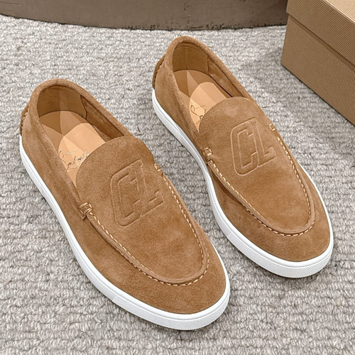 Christian Louboutin Chambeliboat Calfskin Leather Boat Loafer with Metal Buckle Strap Rubber Sole Detail 크리스찬루부탱 샴벨리보트 카프스킨 레더 보트 로퍼 메탈 버클 스트랩 러버솔 디테일 3cm