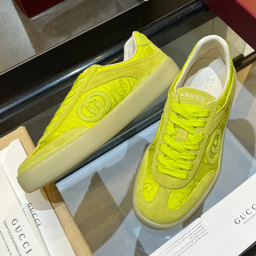Gucci German Trainer Leather Mesh Suede Low Sneakers with Embossed Logo TPU Sole Detail 구찌 저먼 트레이너 레더 메쉬 스웨이드 로우 스니커즈 엠보싱 로고 TPU 솔 디테일 3cm