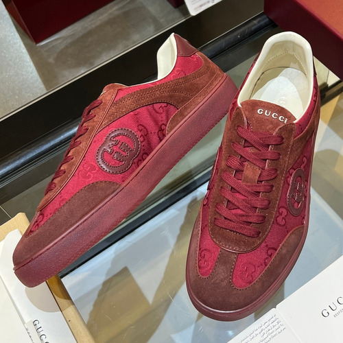 Gucci German Trainer Leather Mesh Suede Low Sneakers with Embossed Logo TPU Sole Detail 구찌 저먼 트레이너 레더 메쉬 스웨이드 로우 스니커즈 엠보싱 로고 TPU 솔 디테일 3cm