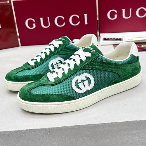 Gucci German Trainer Calfskin Leather Mesh Low Sneakers with Embossed Logo TPU Sole Detail 구찌 저먼 트레이너 카프스킨 레더 메쉬 로우 스니커즈 엠보싱 로고 TPU 솔 디테일 3cm