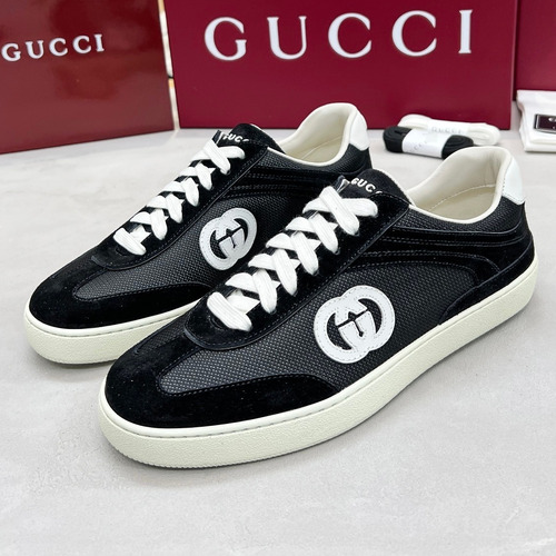 Gucci German Trainer Calfskin Leather Mesh Low Sneakers with Embossed Logo TPU Sole Detail 구찌 저먼 트레이너 카프스킨 레더 메쉬 로우 스니커즈 엠보싱 로고 TPU 솔 디테일 3cm
