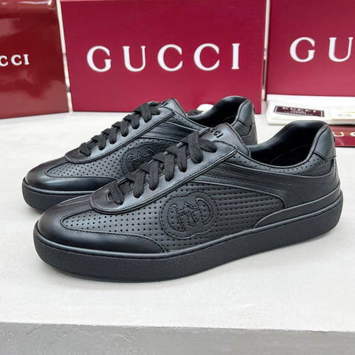 Gucci German Trainer Calfskin Leather Mesh Low Sneakers with Embossed Logo TPU Sole Detail 구찌 저먼 트레이너 카프스킨 레더 메쉬 로우 스니커즈 엠보싱 로고 TPU 솔 디테일 3cm