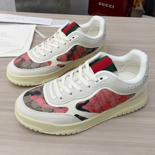 Gucci Double G Calfskin Leather High Low Sneakers with Distressed Cutout Panel TPU Sole Detail 구찌 더블G 카프스킨 레더 하이로우 스니커즈 디스트레스드 컷아웃 패널 TPU 솔 디테일 3cm