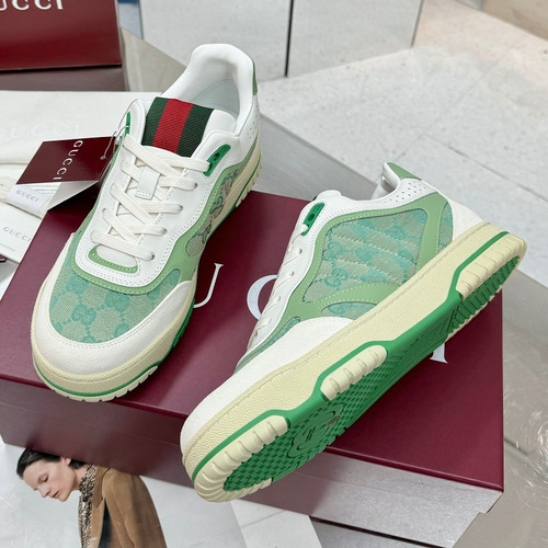 Gucci Double G Calfskin Leather High Low Sneakers with Distressed Cutout Panel TPU Sole Detail 구찌 더블G 카프스킨 레더 하이로우 스니커즈 디스트레스드 컷아웃 패널 TPU 솔 디테일 3cm
