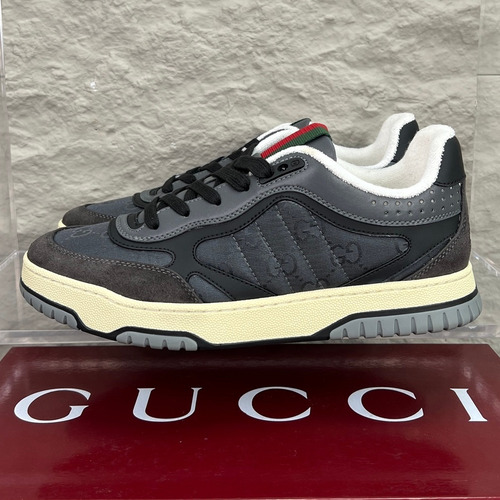 Gucci Double G Calfskin Leather High Low Sneakers with Distressed Cutout Panel TPU Sole Detail 구찌 더블G 카프스킨 레더 하이로우 스니커즈 디스트레스드 컷아웃 패널 TPU 솔 디테일 3cm