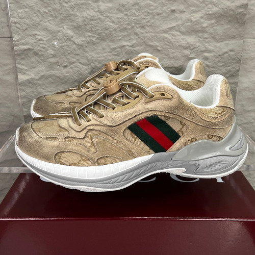Gucci 2.0 Mesh Calfskin Leather Low Sneakers 구찌 2.0 메쉬 카프스킨 레더 로우 스니커즈 GG 리플렉티브 스트라이프 더블G 락 디테일 EVA TPU 솔 4cm