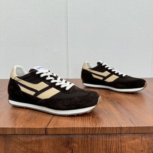 Tom Ford German Trainer Suede Calfskin Mesh Low Sneakers with Panel Detail 톰포드 독일군 트레이너 스웨이드 카프스킨 메쉬 로우 스니커즈 패널 디테일 3.5cm
