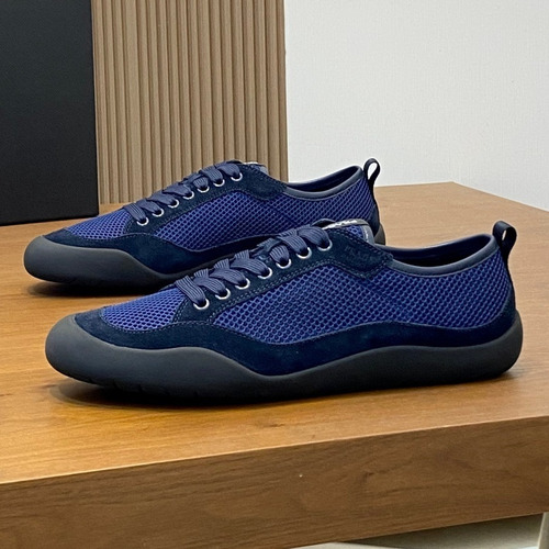 Prada Speedrock Calfskin Mesh Low Sneakers with Elastic Lace Lock Detail 프라다 스피드락 카프스킨 메쉬 로우 스니커즈 엘라스틱 레이스락 디테일 4.5cm