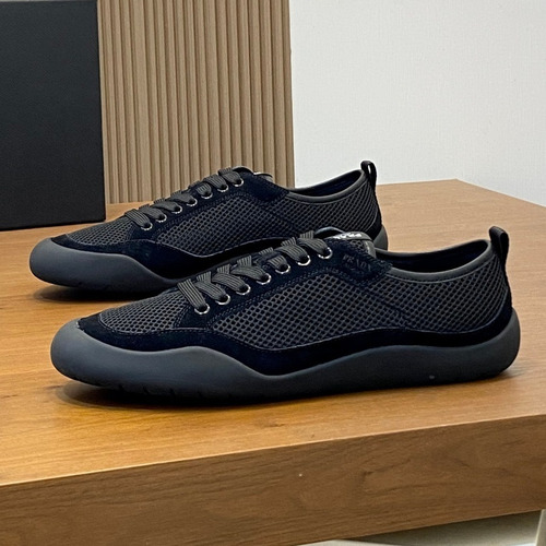 Prada Speedrock Calfskin Mesh Low Sneakers with Elastic Lace Lock Detail 프라다 스피드락 카프스킨 메쉬 로우 스니커즈 엘라스틱 레이스락 디테일 4.5cm
