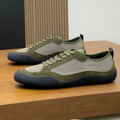 Prada Speedrock Calfskin Mesh Low Sneakers with Elastic Lace Lock Detail 프라다 스피드락 카프스킨 메쉬 로우 스니커즈 엘라스틱 레이스락 디테일 4.5cm