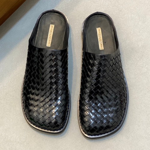 Bottega Veneta Intrecciato Calfskin Mule Slippers with Woven Detail 보테가베네타 인트레치아토 카프스킨 뮬 슬리퍼 위빙 디테일 2.5cm