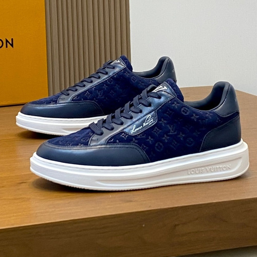 Louis Vuitton Calfskin Low Sneakers with Monogram Logo TPU Sole Detail 루이비통 카프스킨 로우 스니커즈 모노그램 로고 TPU 솔 디테일 4.0cm