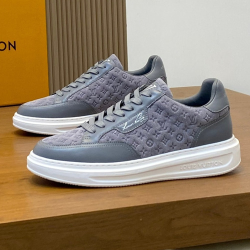 Louis Vuitton Calfskin Low Sneakers with Monogram Logo TPU Sole Detail 루이비통 카프스킨 로우 스니커즈 모노그램 로고 TPU 솔 디테일 4.0cm