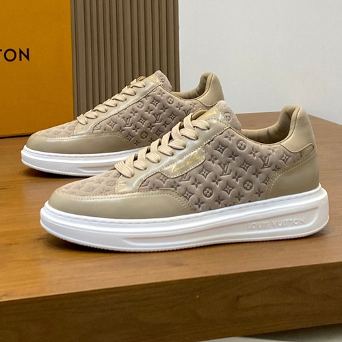 Louis Vuitton Calfskin Low Sneakers with Monogram Logo TPU Sole Detail 루이비통 카프스킨 로우 스니커즈 모노그램 로고 TPU 솔 디테일 4.0cm