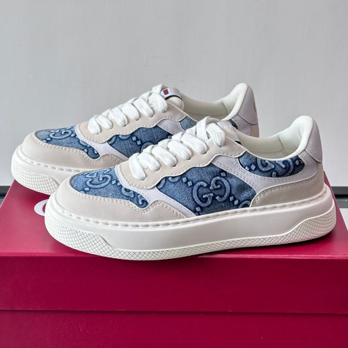 Gucci Screener Calfskin Low Sneakers with Web Stripe Double G Detail 구찌 스크리너 카프스킨 로우 스니커즈 웹 스트라이프 더블 G 디테일 3.5cm