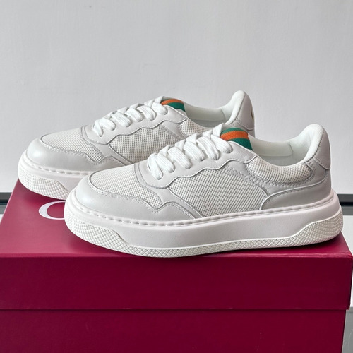 Gucci Screener Calfskin Low Sneakers with Web Stripe Double G Detail 구찌 스크리너 카프스킨 로우 스니커즈 웹 스트라이프 더블 G 디테일 3.5cm