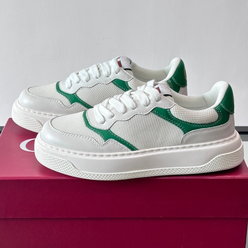 Gucci Screener Calfskin Low Sneakers with Web Stripe Double G Detail 구찌 스크리너 카프스킨 로우 스니커즈 웹 스트라이프 더블 G 디테일 3.5cm