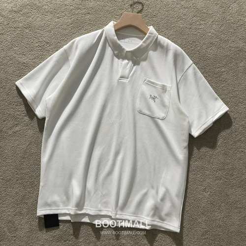 Arc’teryx SS26 Cotton Piqué Logo Short Sleeve Polo Shirt 아크테릭스 SS26 코튼 피케 로고 반팔 폴로 셔츠