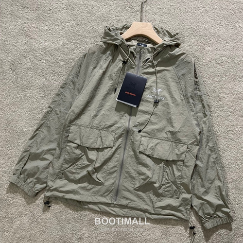 Arc’teryx SS25 Nylon UV Protection Quick-Dry Zip Hooded Skin Jacket 아크테릭스 SS25 나일론 UV차단 퀵드라이 지퍼 후디드 스킨 재킷