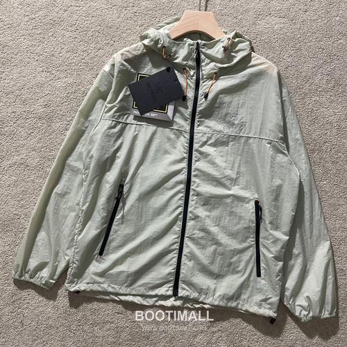 Arc’teryx SS25 Nylon UV Protection Water-Repellent Quick-Dry Zip Hooded Skin Jacket 아크테릭스 SS25 나일론 UV차단 발수 퀵드라이 지퍼 후디드 스킨 재킷