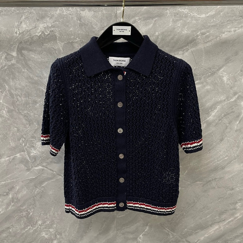 Thom Browne 2026 S/S Merino Wool Intarsia Hector Dog Knit T-Shirt 톰브라운 2026SS 메리노 울 인타르시아 헥터 도그 니트 티셔츠