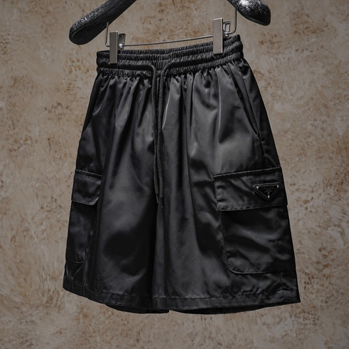 Prada 2026 S/S Nylon Triangle Logo Pocket Shorts 프라다 2026SS 나일론 트라이앵글 로고 포켓 쇼츠