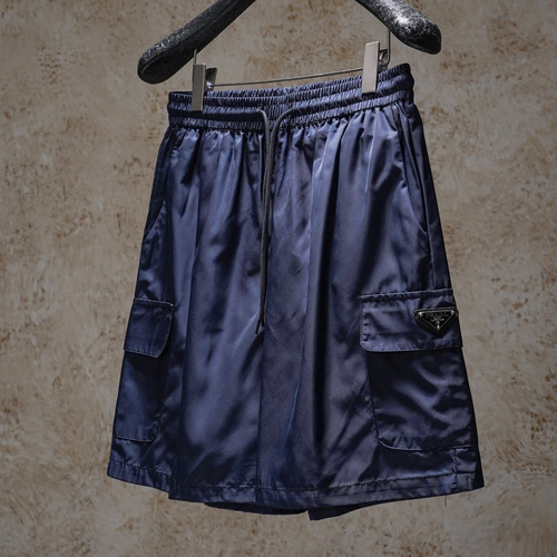 Prada 2026 S/S Nylon Triangle Logo Pocket Shorts 프라다 2026SS 나일론 트라이앵글 로고 포켓 쇼츠