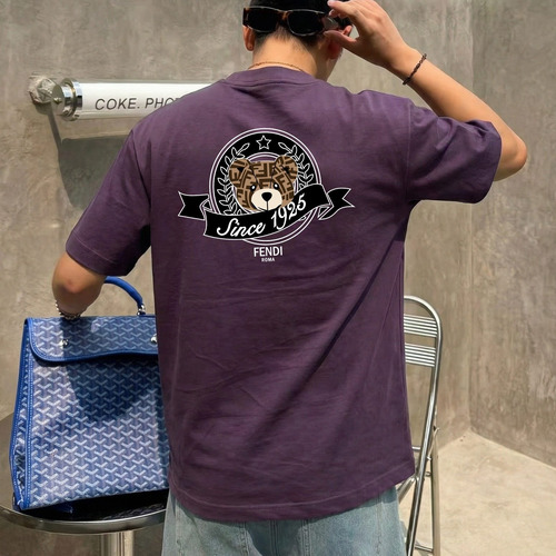 Fendi 2026 S/S Cotton Graphic Print Logo T-Shirt 펜디 2026SS 코튼 그래픽 프린트 로고 티셔츠