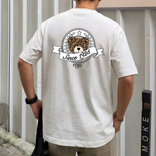 Fendi 2026 S/S Cotton Graphic Print Logo T-Shirt 펜디 2026SS 코튼 그래픽 프린트 로고 티셔츠