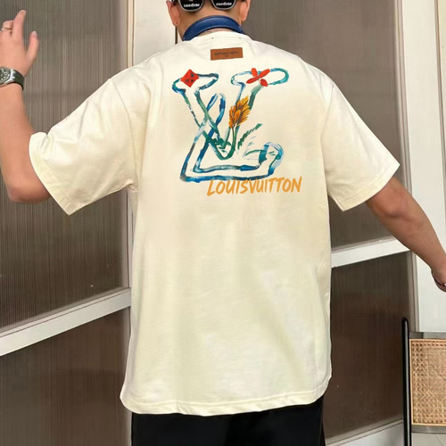 Louis Vuitton 2026 S/S Cotton Letter Print Logo T-Shirt 루이비통 2026SS 코튼 레터 프린트 로고 티셔츠