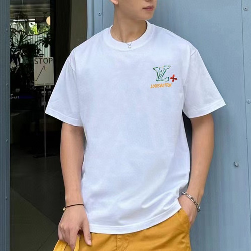 Louis Vuitton 2026 S/S Cotton Letter Print Logo T-Shirt 루이비통 2026SS 코튼 레터 프린트 로고 티셔츠