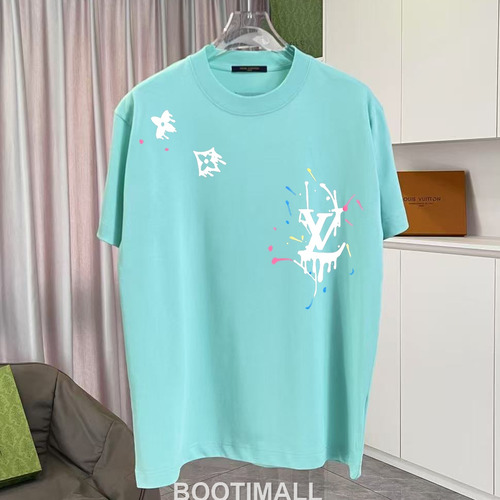 Louis Vuitton 2026 S/S Cotton Letter Logo Print T-Shirt 루이비통 2026SS 코튼 레터 로고 프린트 티셔츠