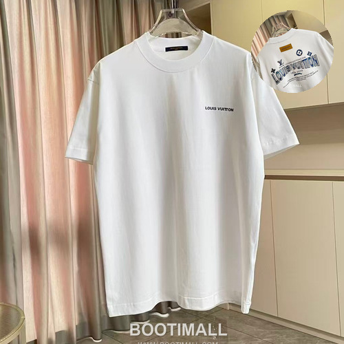 Louis Vuitton 2026 S/S Cotton Letter Logo Print T-Shirt 루이비통 2026SS 코튼 레터 로고 프린트 티셔츠