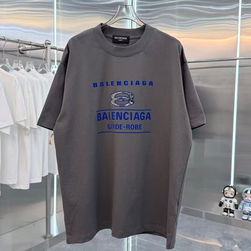 Balenciaga 2026 S/S Cotton Silicone Logo T-Shirt 발렌시아가 2026SS 코튼 실리콘 로고 티셔츠