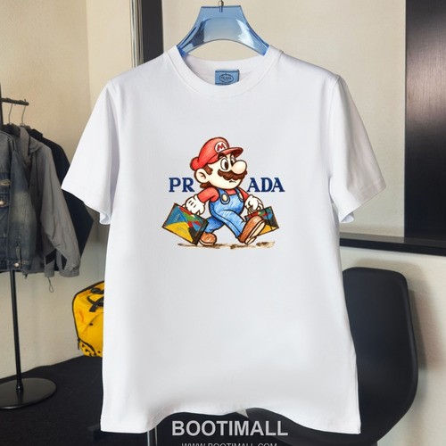 Prada 2026 S/S Cotton Double-Yoke T-Shirt 프라다 2026SS 코튼 더블 요크 티셔츠