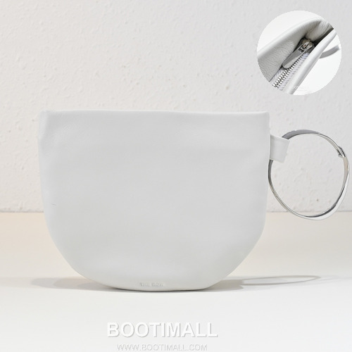 The Row Bracelet Lambskin Clutch Bag with Bangle Handle Detail 더로우 브레이슬릿 램스킨 뱅글 핸들 클러치백 20cm