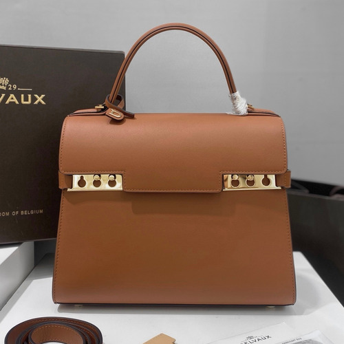 델보 템페트 MM 스위프트 카프스킨 베이지 스트랩 플랩 핸드백 Delvaux Tempete MM Swift Calfskin Beige Strap Flap Handbag 99150066 28cm