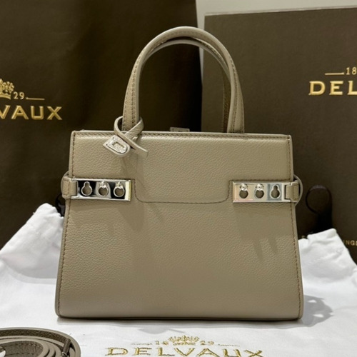 델보 템페트 크러쉬 스몰 그레인 카프스킨 블랙 스트랩 스냅락 크로스 핸드백 Delvaux Tempete Crush Small Grain Calfskin Black Strap Snap Lock Crossbody Handbag 99125066 19cm